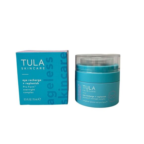 TULA Skincare Eye Recharge + Replenish Pro Form Overnight Complex 0.5 fl oz - Picture 1 of 5